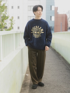 uedaさん（メンズ・170cm）の秋コーディネート