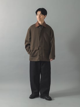 「ITEMS URBANRESEARCH（アイテムズ アーバンリサーチ）のアイテム（デニムパンツ）」を使った、uedaさん（メンズ・170cm）の夏コーディネート