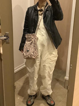 「アイテム（サロペット/オーバーオール）」を使った、masemakoさん（レディース・150cm）の秋コーディネート