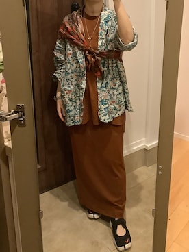 「アイテム（アクセサリー）」を使った、masemakoさん（レディース・150cm）の秋コーディネート