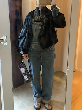 「アイテム（オールインワン・サロペット）」を使った、masemakoさん（レディース・150cm）の秋コーディネート