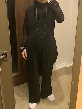 「アイテム（オールインワン・サロペット）」を使った、masemakoさん（レディース・150cm）の秋コーディネート