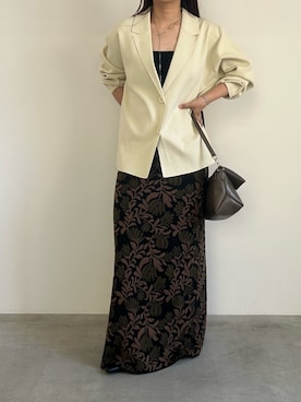 「アイテム（テーラードジャケット）」を使った、Renaさん（レディース・151cm・20代）の夏コーディネート