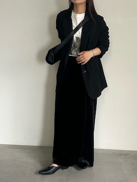 「アイテム（テーラードジャケット）」を使った、Renaさん（レディース・151cm）の夏コーディネート