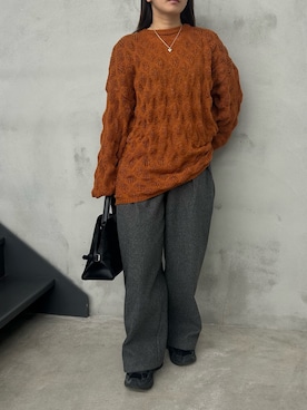 「アイテム（ハンドバッグ）」を使った、Renaさん（レディース・151cm・20代）の冬コーディネート