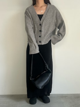 「アイテム（スリッポン）」を使った、Renaさん（レディース・151cm・20代）の秋コーディネート