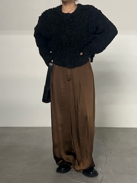 「アイテム（スリッポン）」を使った、Renaさん（レディース・151cm）の秋コーディネート