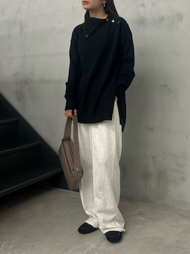 「select MOCA（セレクトモカ）のアイテム（ローファー）」を使った、Renaさん（レディース・151cm）の秋コーディネート