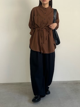 「アイテム（セットアップ）」を使った、Renaさん（レディース・151cm）の夏コーディネート
