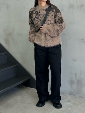 「アイテム（スリッポン）」を使った、Renaさん（レディース・151cm）の秋コーディネート