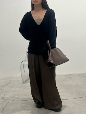 「アイテム（キャミソール）」を使った、Renaさん（レディース・151cm）の秋コーディネート