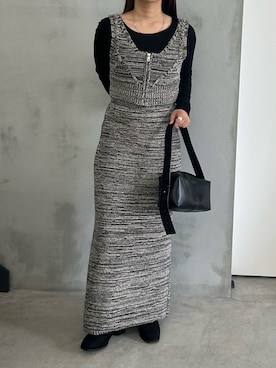 「select MOCA（セレクトモカ）のアイテム（スカート）」を使った、Renaさん（レディース・151cm）の夏コーディネート