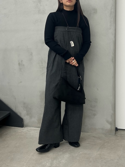 セール】【4サイズ展開】ツイードベアロンパース（サロペット