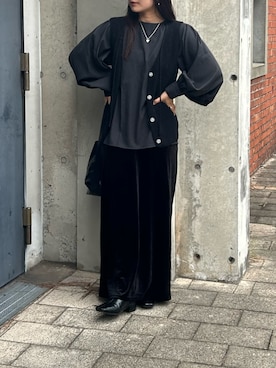 「アイテム（ベスト）」を使った、Renaさん（レディース・151cm・20代）の秋コーディネート