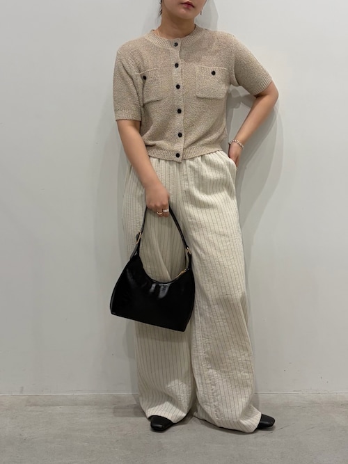 select shop K   Wide pocket カーディガン　人気商品 KK7126（ボンマックス ）BONOFFICE カーデガン ニット イージーケア