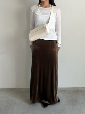 「アイテム（バングル/リストバンド）」を使った、Renaさん（レディース・151cm・20代）の夏コーディネート