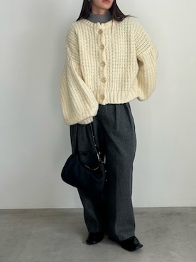 「アイテム（ローファー）」を使った、Renaさん（レディース・151cm・20代）の秋コーディネート