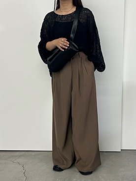 「アイテム（キャミソール）」を使った、Renaさん（レディース・151cm）の秋コーディネート