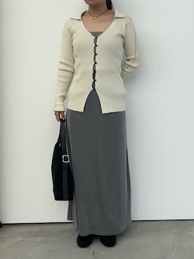 「select MOCA（セレクトモカ）のアイテム（キャミソール）」を使った、Renaさん（レディース・151cm）の秋コーディネート