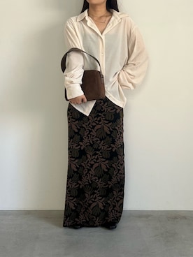 「select MOCA（セレクトモカ）のアイテム（シャツ/ブラウス）」を使った、Renaさん（レディース・151cm）の秋コーディネート