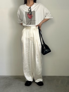 「アイテム（スリッポン）」を使った、Renaさん（レディース・151cm）の夏コーディネート