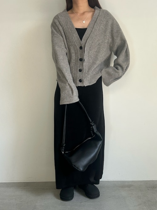 セール】ダブルカラーカーディガン（カーディガン/ボレロ）｜select