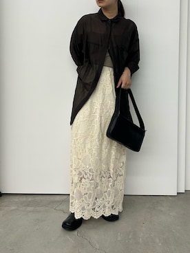 「アイテム（スリッポン）」を使った、Renaさん（レディース・151cm）の夏コーディネート