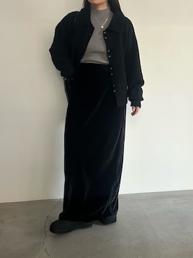 「アイテム（スリッポン）」を使った、Renaさん（レディース・151cm）の秋コーディネート