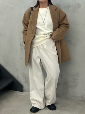 「select MOCA by son（セレクトモカバイソン）のアイテム」を使った、Renaさん（レディース・151cm）の冬コーディネート