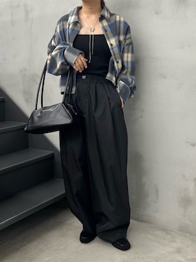 「select MOCA by son（セレクトモカバイソン）のアイテム（その他パンツ）」を使った、Renaさん（レディース・151cm）の秋コーディネート