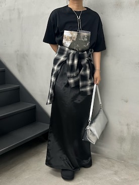 「アイテム（スリッポン）」を使った、Renaさん（レディース・151cm）の秋コーディネート