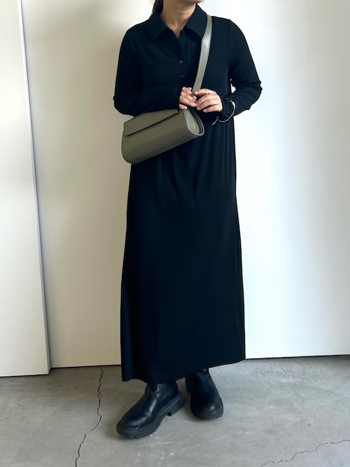 お値下げ❣️M-U SPORTS ブラック ポロワンピース select MOCA ワンピース ポロリブワンピース : ZOZOTOWN Yahoo!店