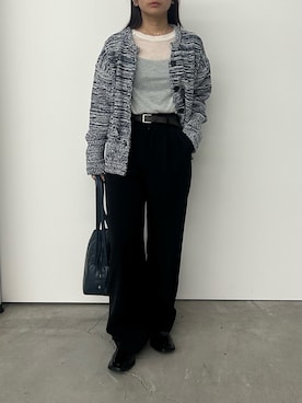 「select MOCA（セレクトモカ）のアイテム（ローファー）」を使った、Renaさん（レディース・151cm）の秋コーディネート