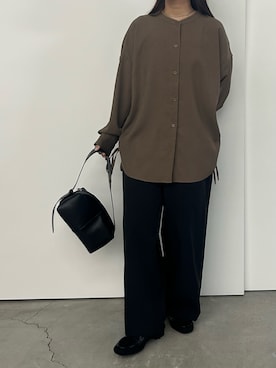 「select MOCA by son（セレクトモカバイソン）のアイテム（その他パンツ）」を使った、Renaさん（レディース・151cm）の秋コーディネート