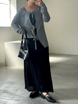 「アイテム（バレエシューズ）」を使った、Renaさん（レディース・151cm・20代）の夏コーディネート
