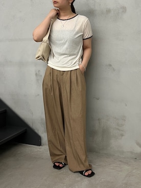 「select MOCA Et（セレクトモカエト）のアイテム」を使った、Renaさん（レディース・151cm）の夏コーディネート