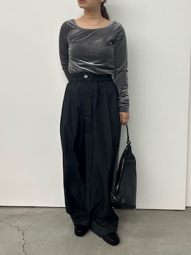 「select MOCA by son（セレクトモカバイソン）のアイテム（その他パンツ）」を使った、Renaさん（レディース・151cm）の夏コーディネート