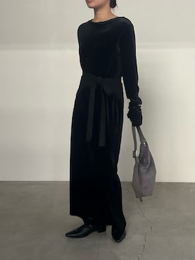 「アイテム（バレエシューズ）」を使った、Renaさん（レディース・151cm・20代）の秋コーディネート