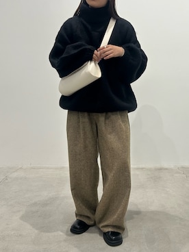 「アイテム（スリッポン）」を使った、Renaさん（レディース・151cm）の冬コーディネート