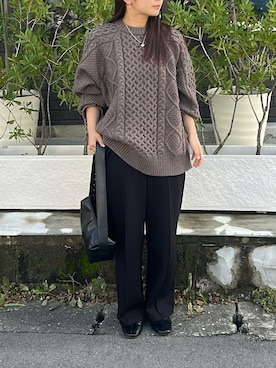 「select MOCA（セレクトモカ）のアイテム（ブーツ）」を使った、Renaさん（レディース・151cm）の秋コーディネート