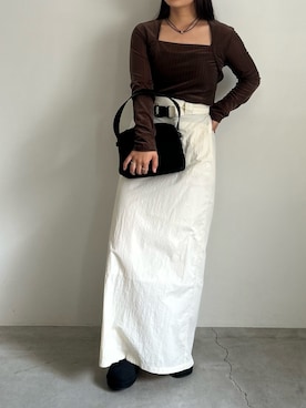 「アイテム（ハンドバッグ）」を使った、Renaさん（レディース・151cm・20代）の夏コーディネート