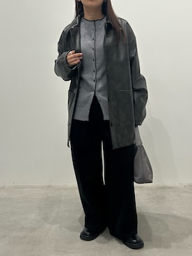 「アイテム（ステンカラーコート）」を使った、Renaさん（レディース・151cm・20代）の秋コーディネート