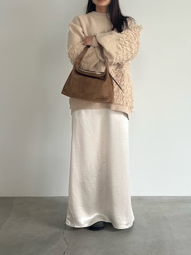 「アイテム（スリッポン）」を使った、Renaさん（レディース・151cm）の秋コーディネート