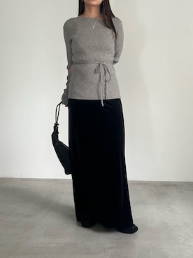 「select MOCA（セレクトモカ）のアイテム（ローファー）」を使った、Renaさん（レディース・151cm）の秋コーディネート