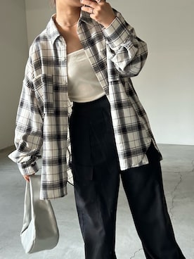 「アイテム（カーゴパンツ）」を使った、Renaさん（レディース・151cm・20代）の秋コーディネート