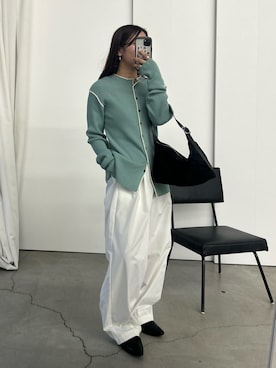 「select MOCA by son（セレクトモカバイソン）のアイテム（その他パンツ）」を使った、Renaさん（レディース・151cm）の秋コーディネート