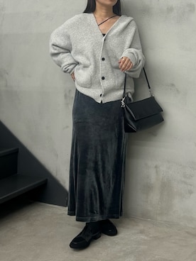 「アイテム（キャミソール）」を使った、Renaさん（レディース・151cm）の秋コーディネート