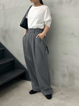 「select MOCA（セレクトモカ）のアイテム（ローファー）」を使った、Renaさん（レディース・151cm）の夏コーディネート