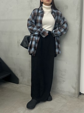 「select MOCA Et（セレクトモカエト）のアイテム」を使った、Renaさん（レディース・151cm）の冬コーディネート