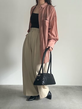 「select MOCA（セレクトモカ）のアイテム（キャミソール）」を使った、Renaさん（レディース・151cm）の秋コーディネート